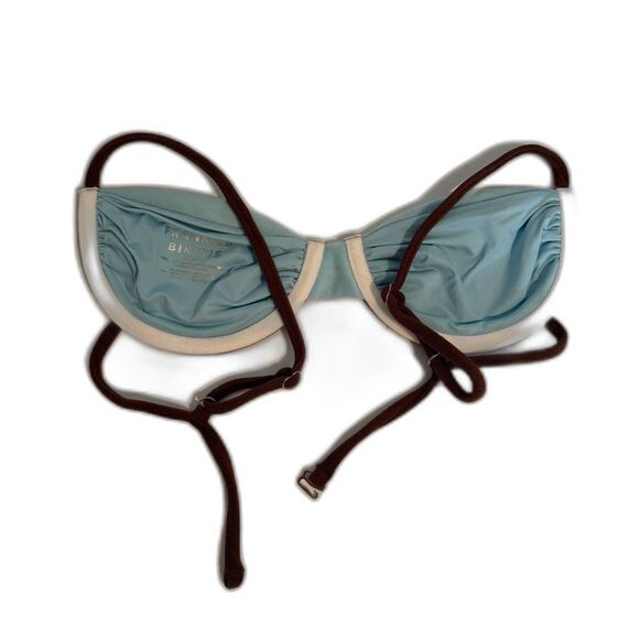 Frankie's Bikini - Blue and Brown Terry Cloth - Size Small - Picture 7 of 7